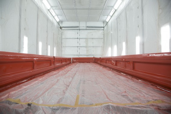 Покрасочно-сушильная камера для локомотивов для Музея РЖД г. Екатеринбург