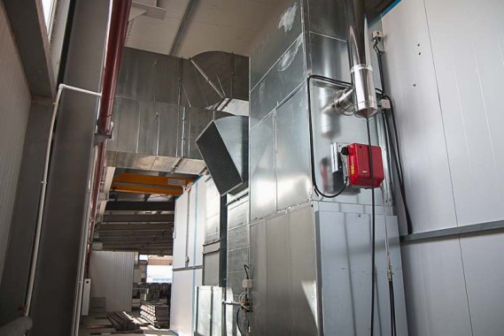 Окрасочно-сушильная камера для окраски металлоконструкций и ферм SPK 15.4.6. Италия Окрасочно-сушильная камера для окраски металлоконструкций и ферм SPK 15.4.6. Италия