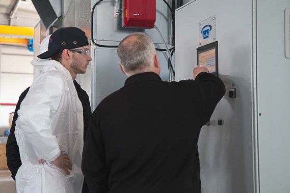 Окрасочно-сушильная камера для окраски металлоконструкций и ферм SPK 15.4.6. Италия Окрасочно-сушильная камера для окраски металлоконструкций и ферм SPK 15.4.6. Италия