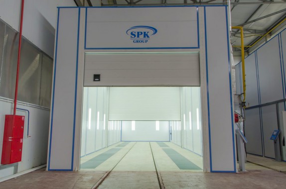 Камера окраски и сушки для рам прицепов, полуприцепов и цистерн SPK-20.6.5, г. Миасс Камера окраски и сушки для рам прицепов, полуприцепов и цистерн SPK-20.6.5, г. Миасс