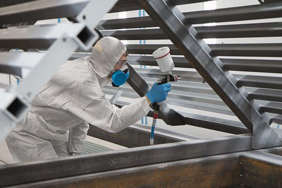 Окрасочно-сушильная камера для окраски металлоконструкций и ферм SPK 15.4.6. Италия Окрасочно-сушильная камера для окраски металлоконструкций и ферм SPK 15.4.6. Италия