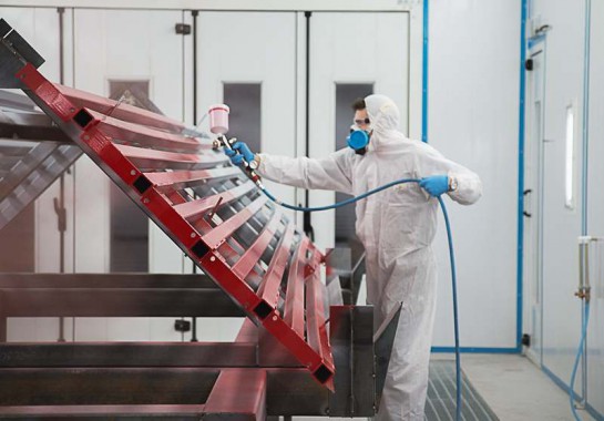 Окрасочно-сушильная камера для окраски металлоконструкций и ферм SPK 15.4.6. Италия Окрасочно-сушильная камера для окраски металлоконструкций и ферм SPK 15.4.6. Италия