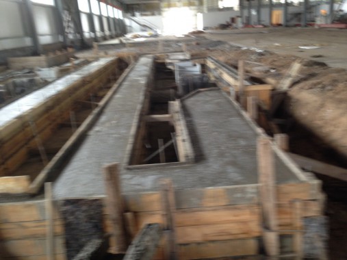 Окрасочно-сушильная камера для окраски металлоконструкций и ферм SPK 15.4.6. Италия. Строительство фундамента для камеры окраски. г. Астана (Казахстан)