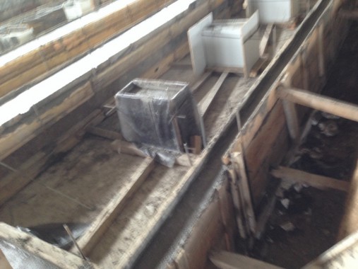 Окрасочно-сушильная камера для окраски металлоконструкций и ферм SPK 15.4.6. Италия. Строительство фундамента для камеры окраски. г. Астана (Казахстан)