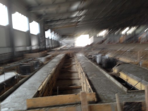 Окрасочно-сушильная камера для окраски металлоконструкций и ферм SPK 15.4.6. Италия. Строительство фундамента для камеры окраски. г. Астана (Казахстан)