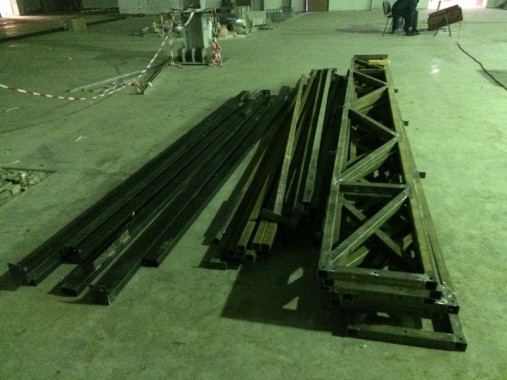 Окрасочно-сушильная камера для окраски металлоконструкций и ферм SPK 15.4.6. Италия. Строительство фундамента для камеры окраски. г. Астана (Казахстан)