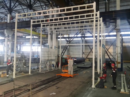 Покрасочно-сушильная камера для трубопроводов SPK-15.8.6, г. Челябинск Покрасочно-сушильная камера для трубопроводов SPK-15.8.6, г. Челябинск