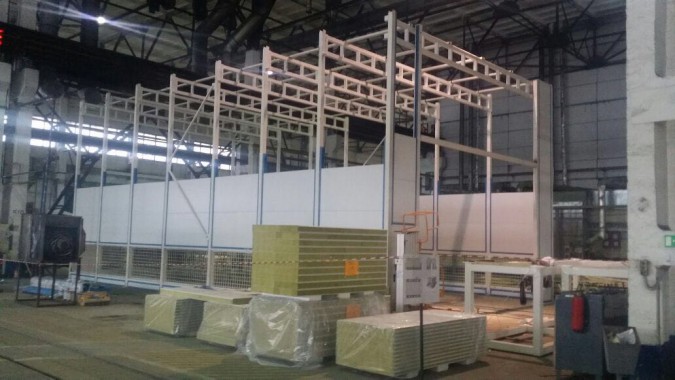 Покрасочно-сушильная камера для трубопроводов SPK-15.8.6, г. Челябинск Покрасочно-сушильная камера для трубопроводов SPK-15.8.6, г. Челябинск