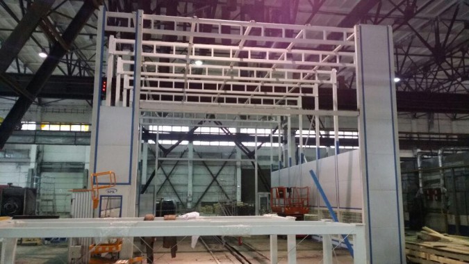 Покрасочно-сушильная камера для трубопроводов SPK-15.8.6, г. Челябинск Покрасочно-сушильная камера для трубопроводов SPK-15.8.6, г. Челябинск