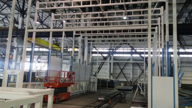 Покрасочно-сушильная камера для трубопроводов SPK-15.8.6, г. Челябинск Покрасочно-сушильная камера для трубопроводов SPK-15.8.6, г. Челябинск