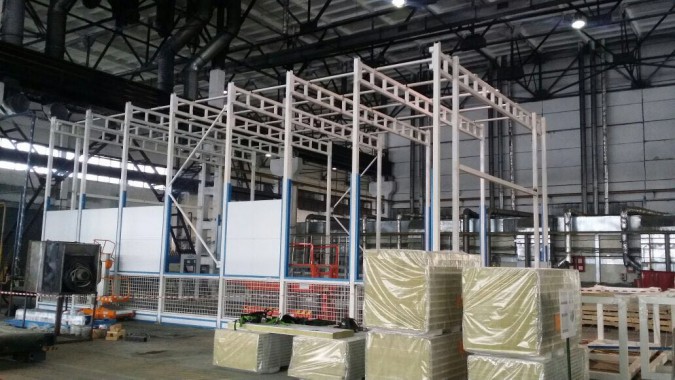 Покрасочно-сушильная камера для трубопроводов SPK-15.8.6, г. Челябинск Покрасочно-сушильная камера для трубопроводов SPK-15.8.6, г. Челябинск