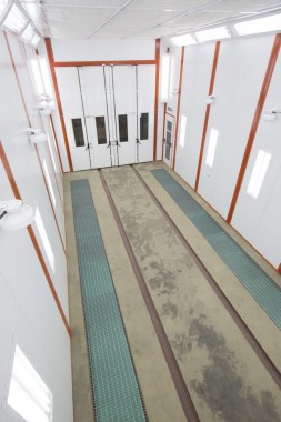 Комплекс для подготовки и окраски автобусов и троллейбусов SPK-16.5.5