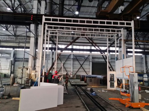 Камера окраски для автобусов и грузовых автомобилей тупикового типа SPK-15.6.5 Камера окраски для автобусов и грузовых автомобилей тупикового типа SPK-15.6.5