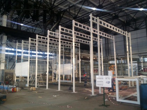 Камера окраски для автобусов и грузовых автомобилей тупикового типа SPK-15.6.5 Камера окраски для автобусов и грузовых автомобилей тупикового типа SPK-15.6.5