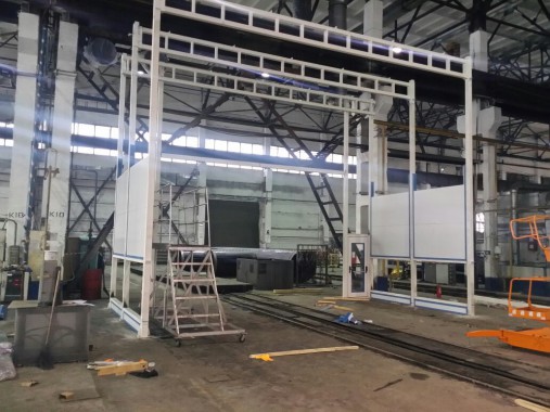 Камера окраски для автобусов и грузовых автомобилей тупикового типа SPK-15.6.5 Камера окраски для автобусов и грузовых автомобилей тупикового типа SPK-15.6.5