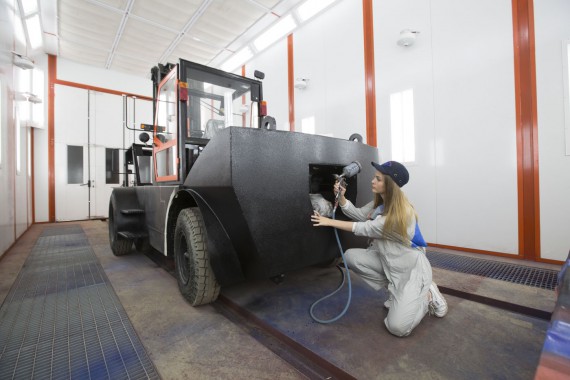 Тупиковая камера окраски и сушки для автопогрузчиков SPK-7.5.4 Тупиковая камера окраски и сушки для автопогрузчиков SPK-7.5.4