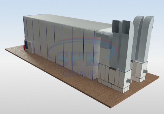 Покрасочно-сушильная камера для грузовиков SPK-17.5.6 Покрасочно-сушильная камера для грузовиков SPK-17.5.6