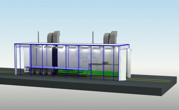 Окрасочно-сушильная камера для прицепов SPK 16.6.6 Окрасочно-сушильная камера для прицепов SPK 16.6.6