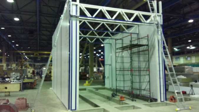 Окрасочно-сушильная камера для прицепов SPK 16.6.6 Окрасочно-сушильная камера для прицепов SPK 16.6.6