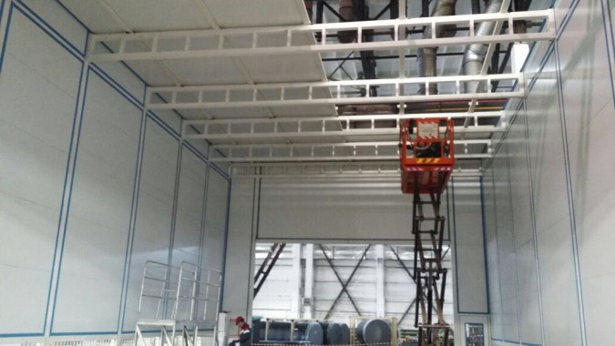 Покрасочно-сушильная камера для трубопроводов SPK-15.8.6, г. Челябинск Покрасочно-сушильная камера для трубопроводов SPK-15.8.6, г. Челябинск