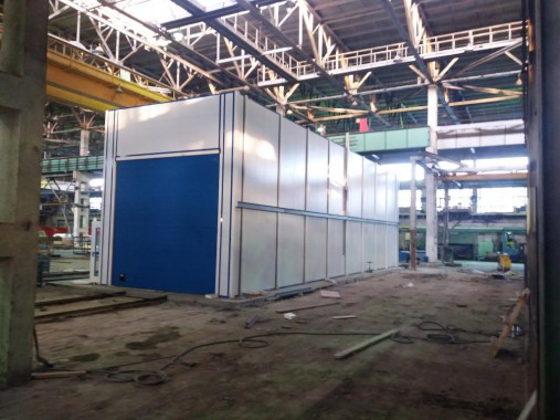 Проходная покрасочно-сушильная камера для грузовых автомобилей SPK-18.5.5, г. Миасс Проходная покрасочно-сушильная камера для грузовых автомобилей SPK-18.5.5, г. Миасс