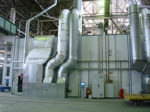 Проходная покрасочно-сушильная камера для грузовых автомобилей SPK-18.5.5, г. Миасс Проходная покрасочно-сушильная камера для грузовых автомобилей SPK-18.5.5, г. Миасс