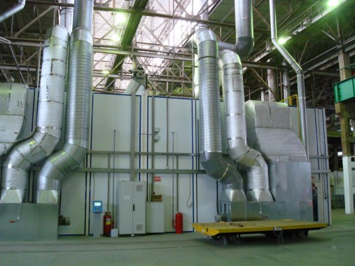 Проходная покрасочно-сушильная камера для грузовых автомобилей SPK-18.5.5, г. Миасс Проходная покрасочно-сушильная камера для грузовых автомобилей SPK-18.5.5, г. Миасс