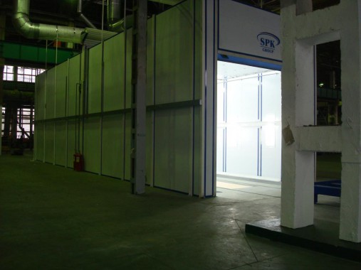 Проходная покрасочно-сушильная камера для грузовых автомобилей SPK-18.5.5, г. Миасс Проходная покрасочно-сушильная камера для грузовых автомобилей SPK-18.5.5, г. Миасс