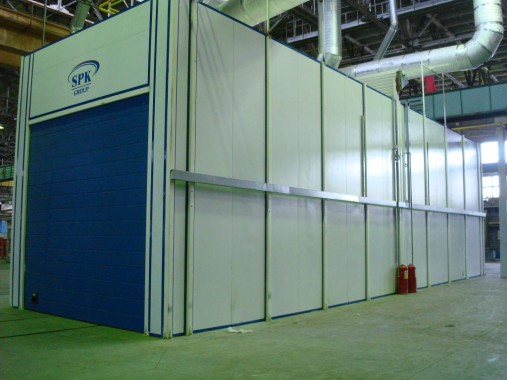 Проходная покрасочно-сушильная камера для грузовых автомобилей SPK-18.5.5, г. Миасс Проходная покрасочно-сушильная камера для грузовых автомобилей SPK-18.5.5, г. Миасс