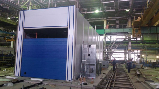 Проходная покрасочно-сушильная камера для грузовых автомобилей SPK-18.5.5, г. Миасс Проходная покрасочно-сушильная камера для грузовых автомобилей SPK-18.5.5, г. Миасс