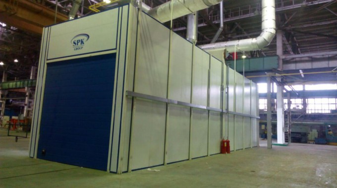 Проходная покрасочно-сушильная камера для грузовых автомобилей SPK-18.5.5, г. Миасс Проходная покрасочно-сушильная камера для грузовых автомобилей SPK-18.5.5, г. Миасс
