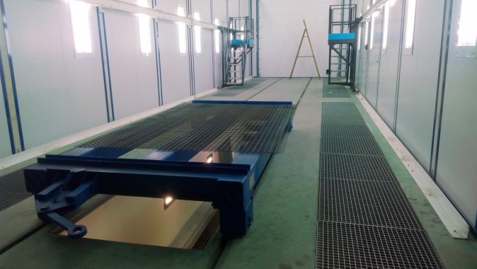 Проходная покрасочно-сушильная камера для грузовых автомобилей SPK-18.5.5, г. Миасс Проходная покрасочно-сушильная камера для грузовых автомобилей SPK-18.5.5, г. Миасс