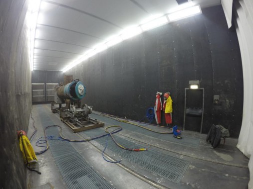 Дробеструйная камера для жд вагонов. Музей РЖД в г. Екатеринбург Дробеструйная камера для жд вагонов. Музей РЖД в г. Екатеринбург