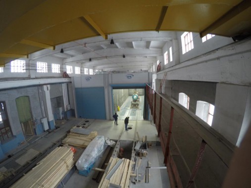 Дробеструйная камера для жд вагонов. Музей РЖД в г. Екатеринбург Дробеструйная камера для жд вагонов. Музей РЖД в г. Екатеринбург