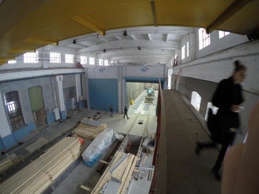 Дробеструйная камера для жд вагонов. Музей РЖД в г. Екатеринбург Дробеструйная камера для жд вагонов. Музей РЖД в г. Екатеринбург