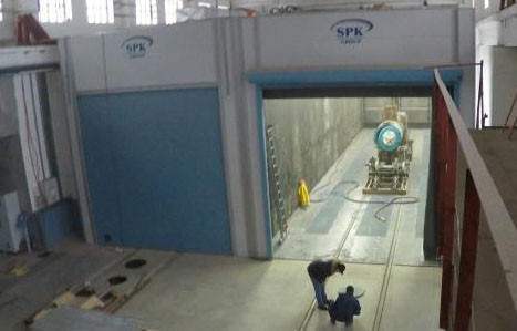 Дробеструйная камера для жд вагонов. Музей РЖД в г. Екатеринбург Дробеструйная камера для жд вагонов. Музей РЖД в г. Екатеринбург