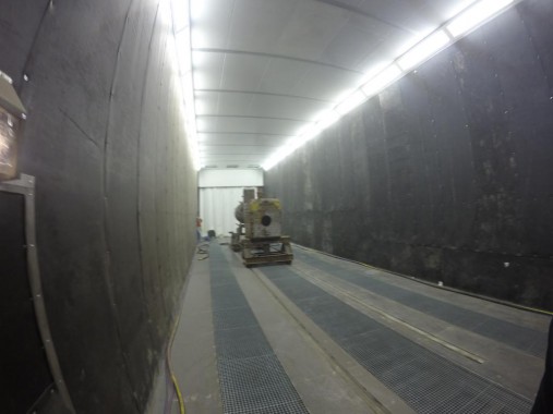 Дробеструйная камера для жд вагонов. Музей РЖД в г. Екатеринбург Дробеструйная камера для жд вагонов. Музей РЖД в г. Екатеринбург