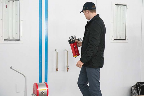 Запуск окрасочно-сушильной камеры для окраски металлоконструкций и ферм SPK 15.4.6, г. Астана (Казахстан) Запуск окрасочно-сушильной камеры для окраски металлоконструкций и ферм SPK 15.4.6, г. Астана (Казахстан)