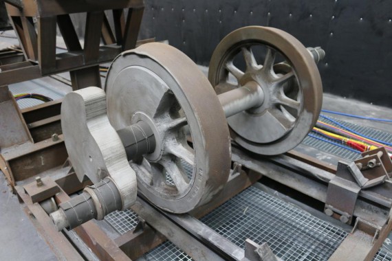 Дробеструйная камера для жд вагонов. Музей РЖД в г. Екатеринбург Дробеструйная камера для жд вагонов. Музей РЖД в г. Екатеринбург