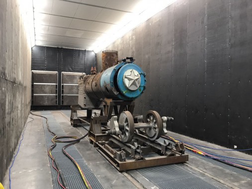 Дробеструйная камера для жд вагонов. Музей РЖД в г. Екатеринбург Дробеструйная камера для жд вагонов. Музей РЖД в г. Екатеринбург