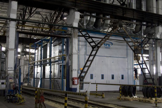 Покрасочно-сушильная камера для трубопроводов SPK-15.8.6, г. Челябинск Покрасочно-сушильная камера для трубопроводов SPK-15.8.6, г. Челябинск