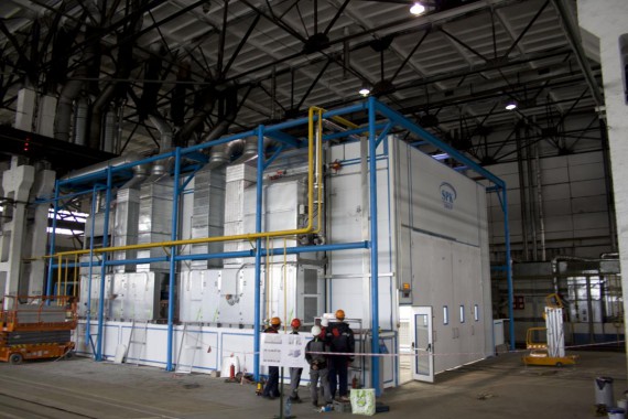 Покрасочно-сушильная камера для трубопроводов SPK-15.8.6, г. Челябинск Покрасочно-сушильная камера для трубопроводов SPK-15.8.6, г. Челябинск