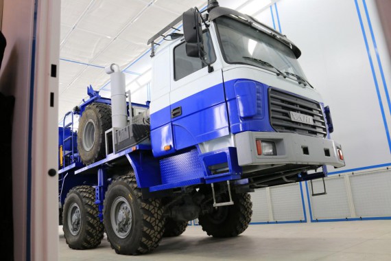 Покрасочно-сушильная камера для колесной буровой техники SPK-24.7.6 Покрасочно-сушильная камера для колесной буровой техники SPK-24.7.6