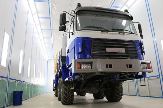 Покрасочно-сушильная камера для колесной буровой техники SPK-24.7.6 Покрасочно-сушильная камера для колесной буровой техники SPK-24.7.6