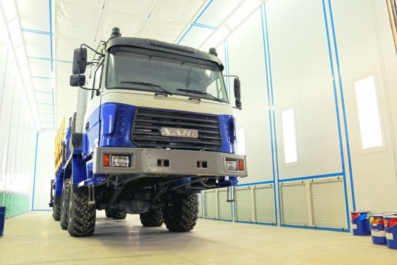 Покрасочно-сушильная камера для колесной буровой техники SPK-24.7.6 Покрасочно-сушильная камера для колесной буровой техники SPK-24.7.6