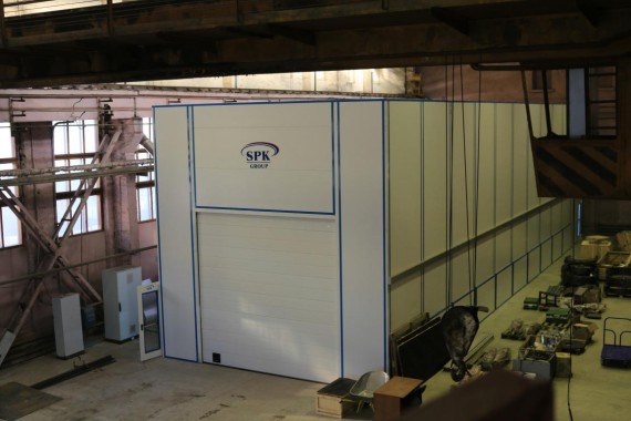 Покрасочно-сушильная камера для колесной буровой техники SPK-24.7.6 Покрасочно-сушильная камера для колесной буровой техники SPK-24.7.6