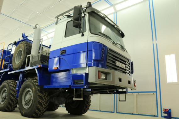 Покрасочно-сушильная камера для колесной буровой техники SPK-24.7.6 Покрасочно-сушильная камера для колесной буровой техники SPK-24.7.6