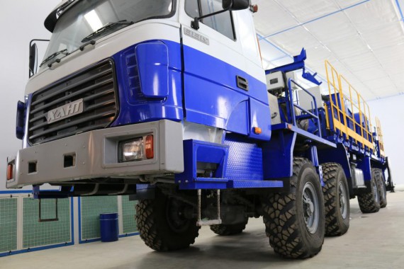 Покрасочно-сушильная камера для колесной буровой техники SPK-24.7.6 Покрасочно-сушильная камера для колесной буровой техники SPK-24.7.6