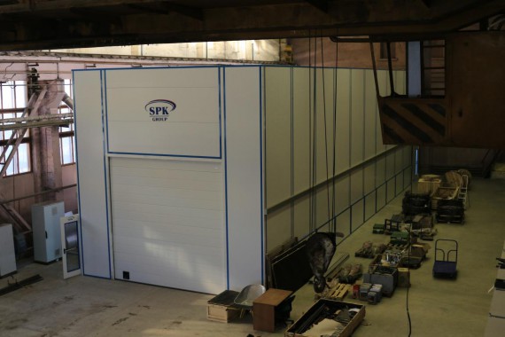 Покрасочно-сушильная камера для колесной буровой техники SPK-24.7.6 Покрасочно-сушильная камера для колесной буровой техники SPK-24.7.6