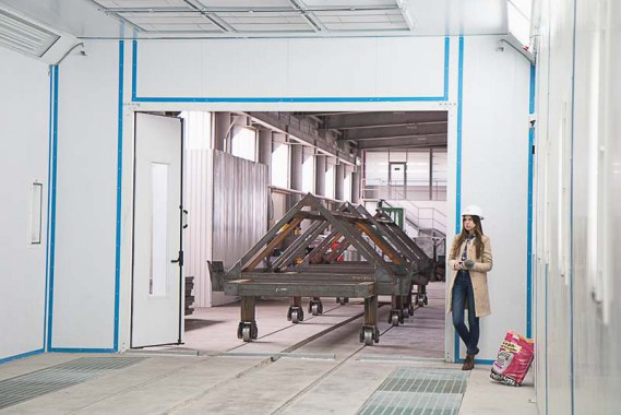 Запуск окрасочно-сушильной камеры для окраски металлоконструкций и ферм SPK 15.4.6, г. Астана (Казахстан) Запуск окрасочно-сушильной камеры для окраски металлоконструкций и ферм SPK 15.4.6, г. Астана (Казахстан)